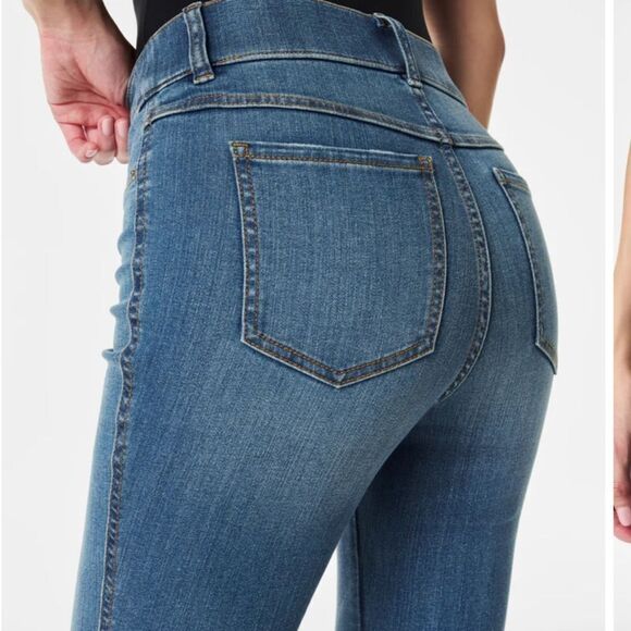 Spanx Flare Jeans‎ VINTAGE INDIGO Size L NWT in packaging - Picture 3 of 10
